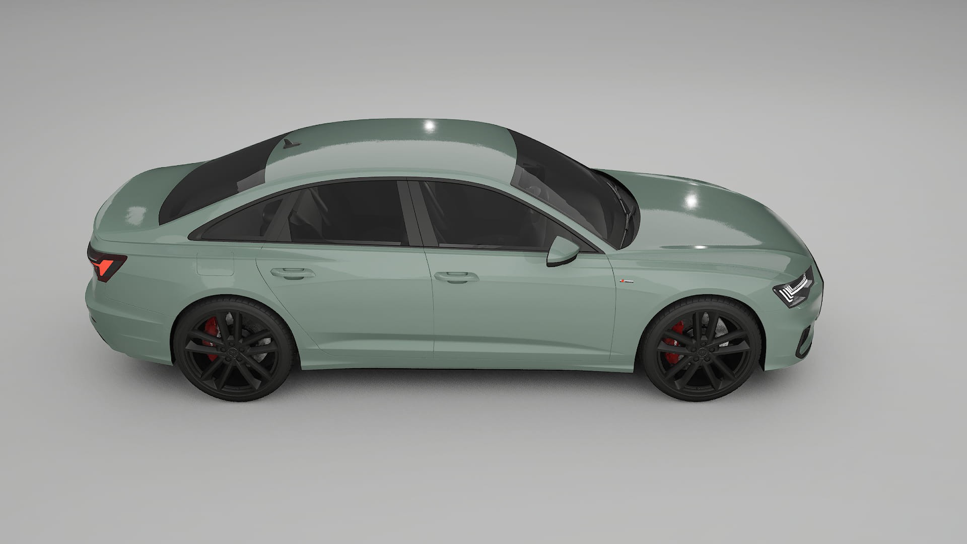 Audi A6 S Line C8 TPU Lackskyddsfilm | CINDER Färgskiftande PPF – Komplett Förskuret Kit