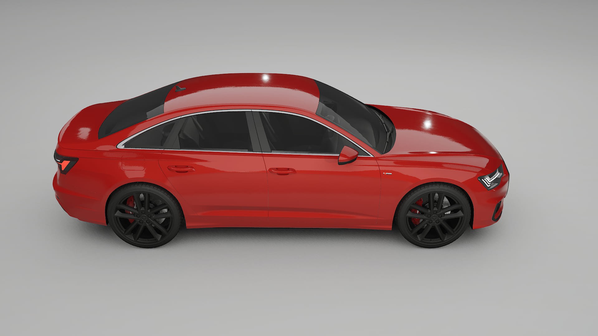 Audi A6 S Line C8 TPU Lackskyddsfilm | BLAZE Färgskiftande PPF – Komplett Förskuret Kit