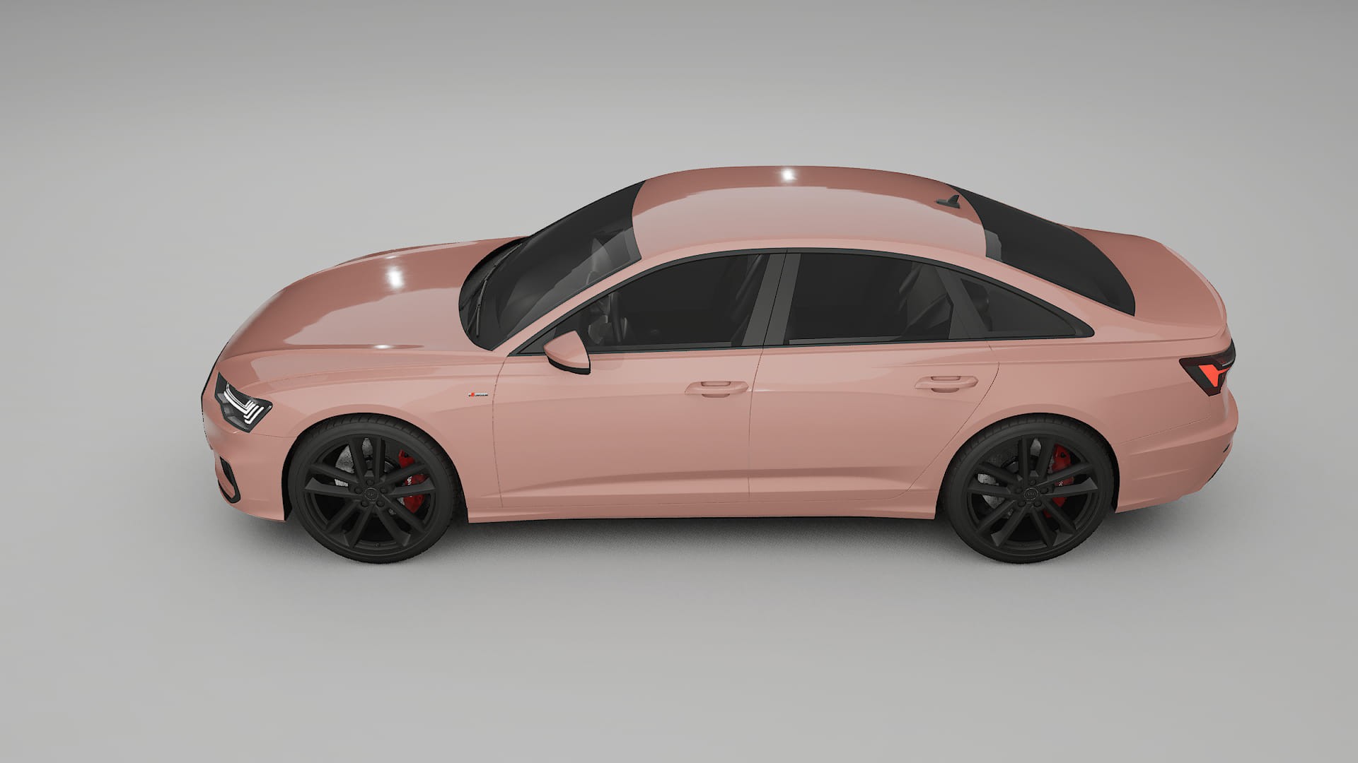 Audi A6 S Line C8 TPU Lackskyddsfilm | BLUSH Färgskiftande PPF – Komplett Förskuret Kit