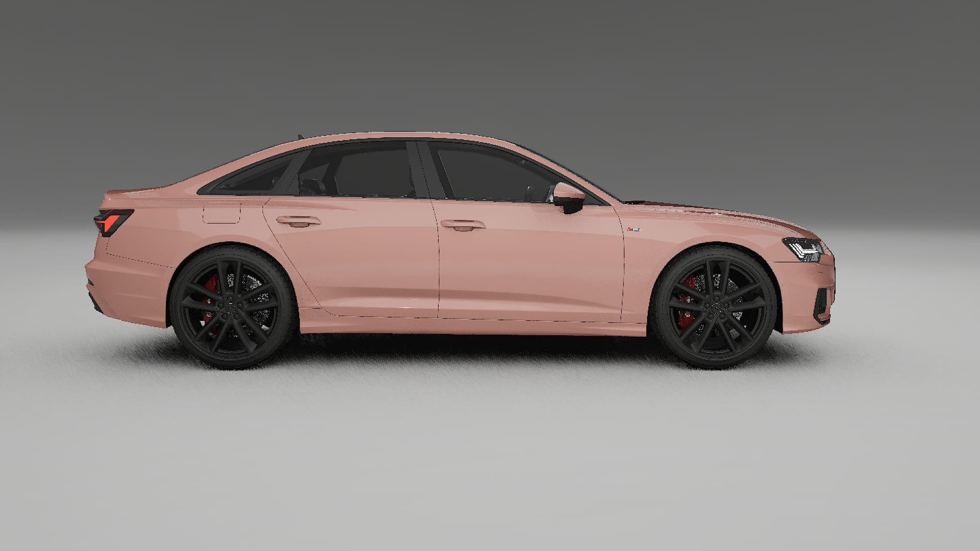 Audi A6 S Line C8 TPU Lackskyddsfilm | BLUSH Färgskiftande PPF – Komplett Förskuret Kit