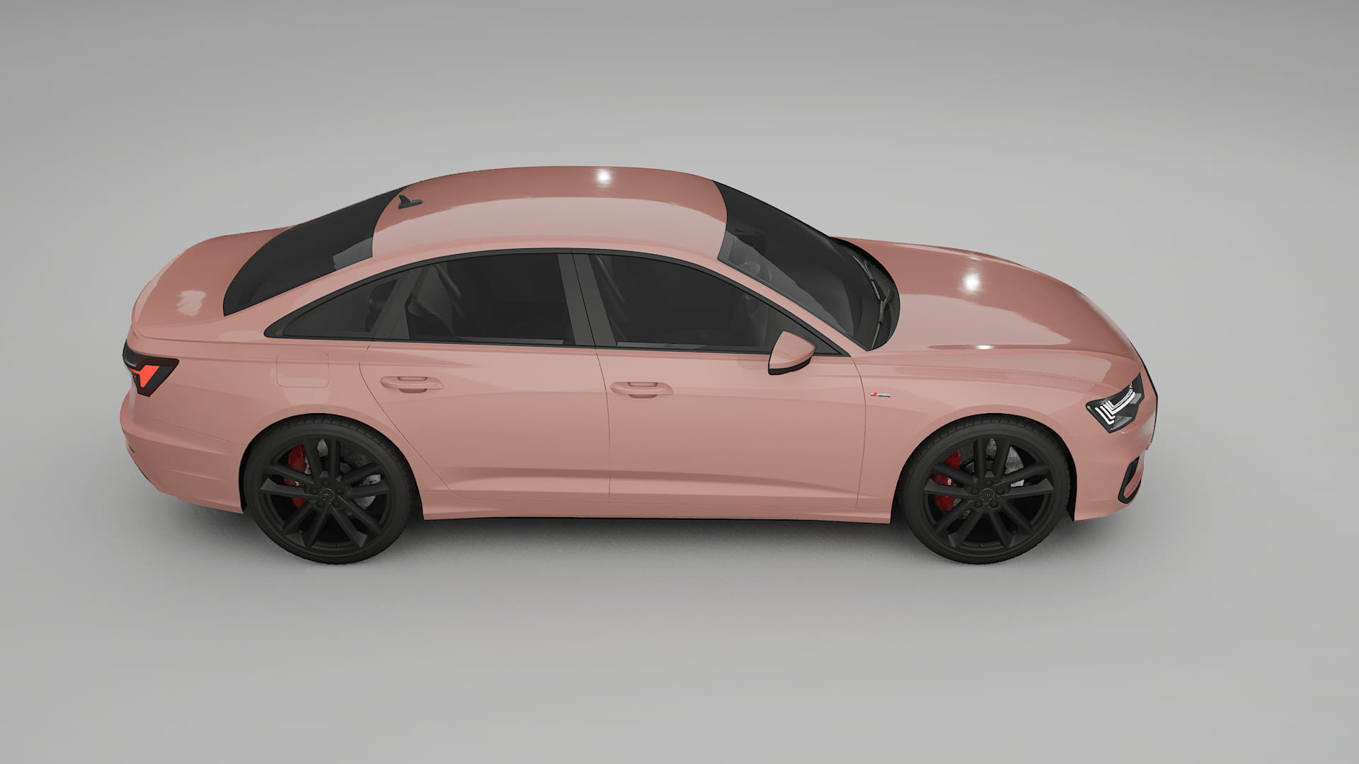 Audi A6 S Line C8 TPU Lackskyddsfilm | BLUSH Färgskiftande PPF – Komplett Förskuret Kit
