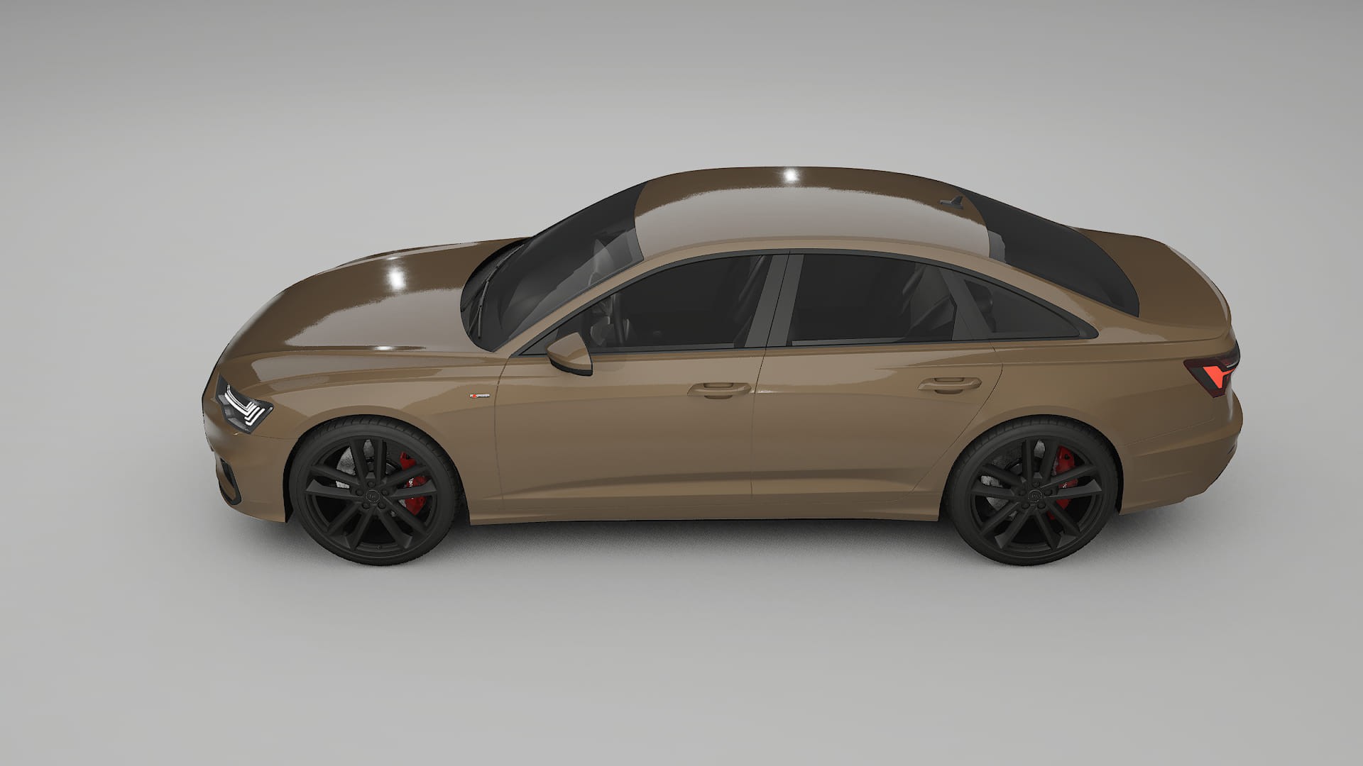 Audi A6 S Line C8 TPU Lackskyddsfilm | SAHARA Färgskiftande PPF – Komplett Förskuret Kit