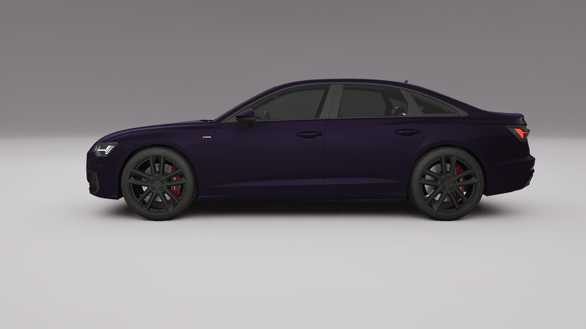 Audi A6 S Line C8 TPU Lackskyddsfilm | VIOLET Färgskiftande PPF – Komplett Förskuret Kit