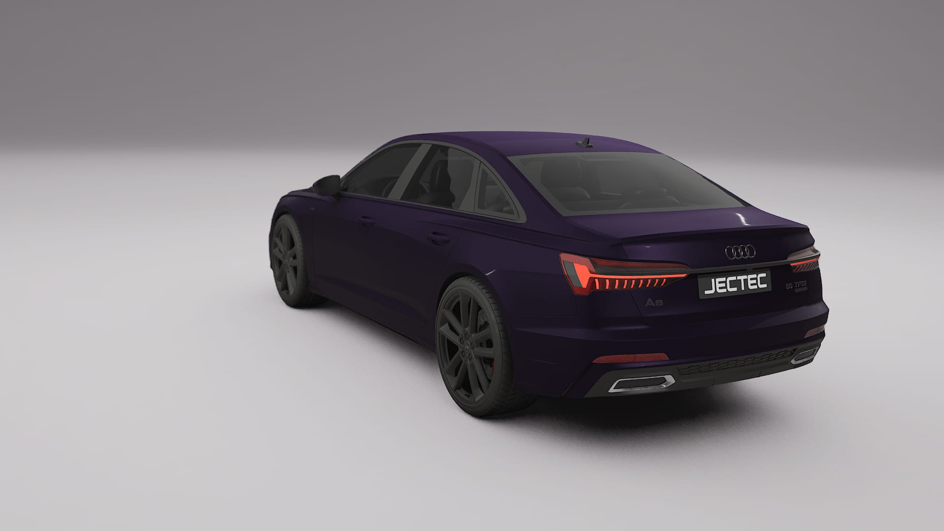 Audi A6 S Line C8 TPU Lackskyddsfilm | VIOLET Färgskiftande PPF – Komplett Förskuret Kit