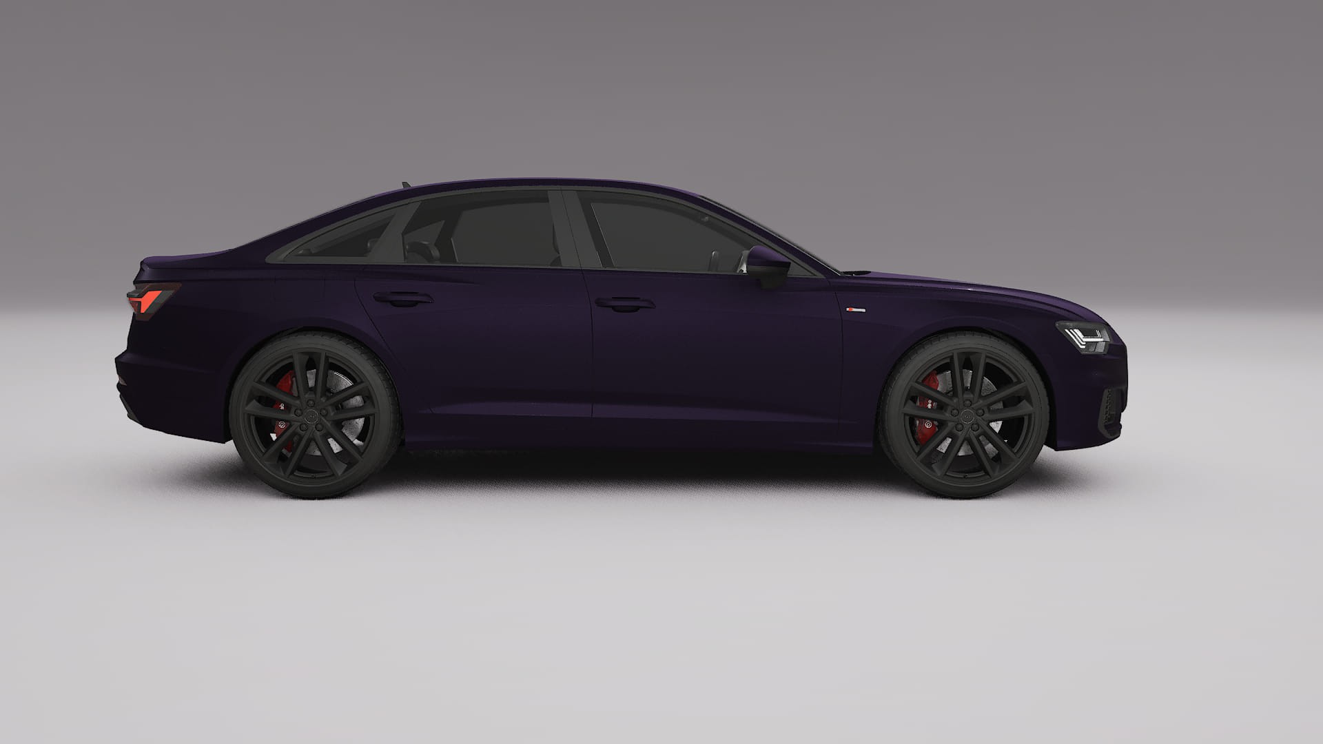 Audi A6 S Line C8 TPU Lackskyddsfilm | VIOLET Färgskiftande PPF – Komplett Förskuret Kit