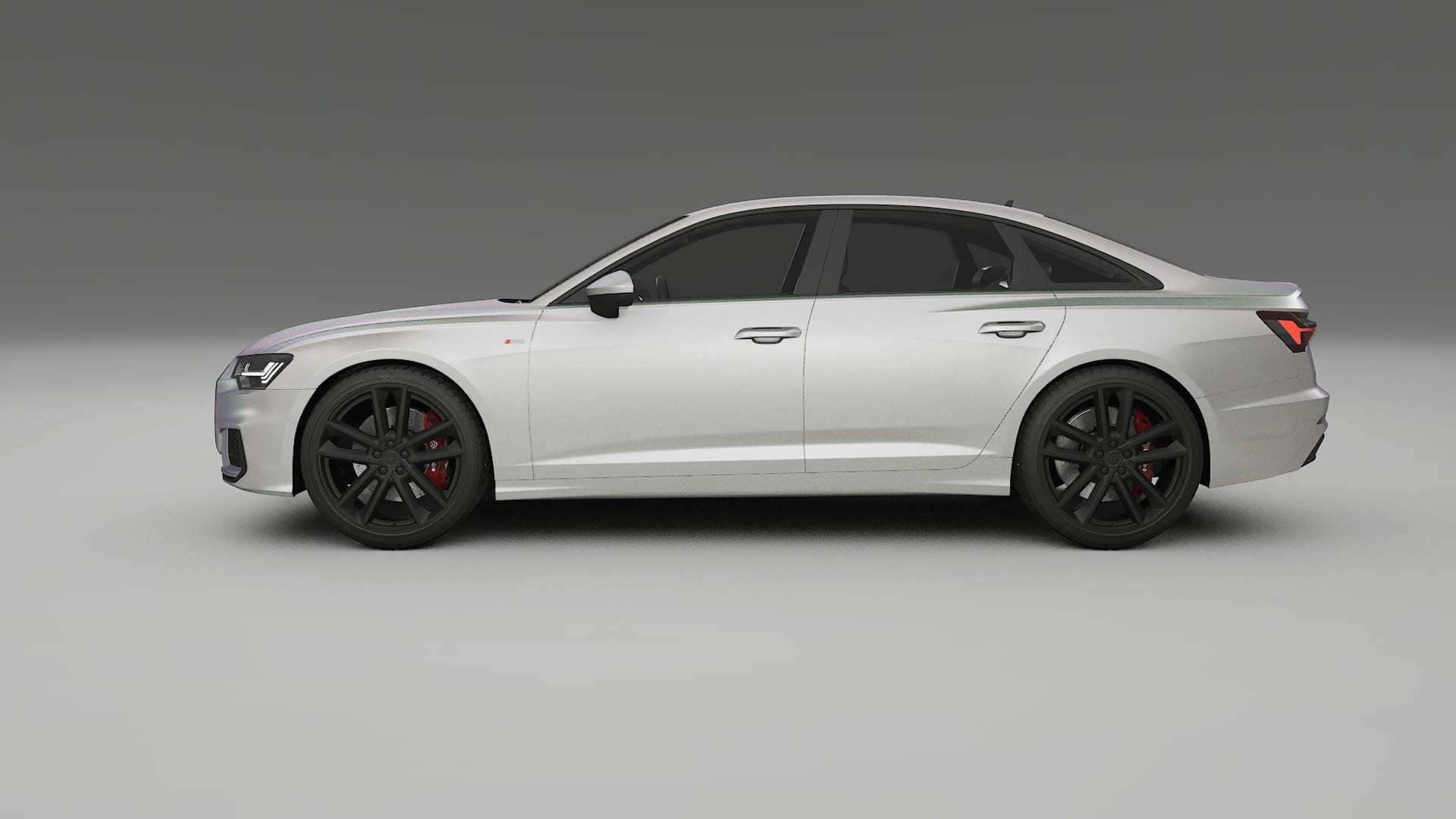 Audi A6 S Line C8 TPU Lackskyddsfilm | NEBULA Färgskiftande PPF – Komplett Förskuret Kit