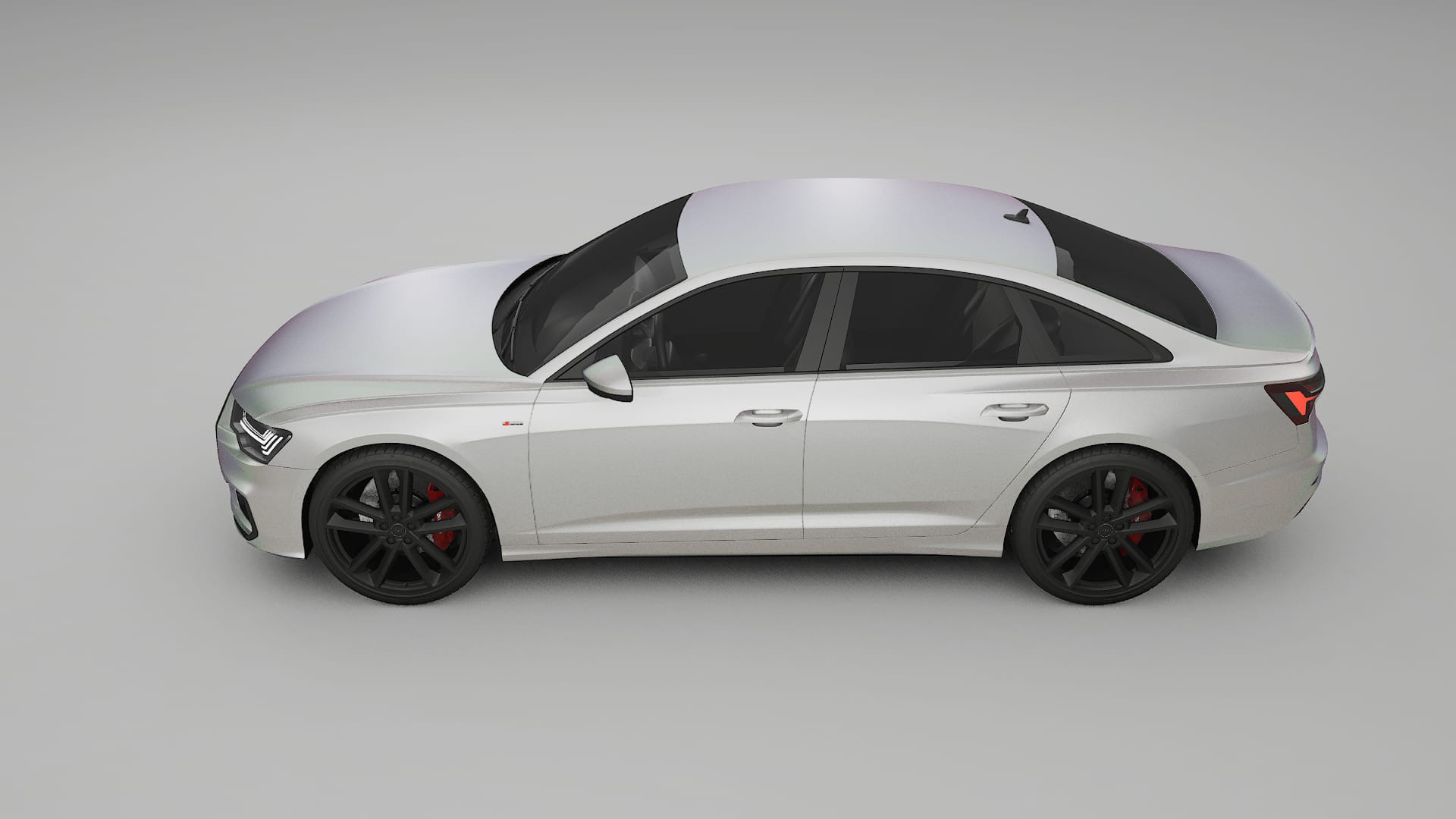 Audi A6 S Line C8 TPU Lackskyddsfilm | NEBULA Färgskiftande PPF – Komplett Förskuret Kit