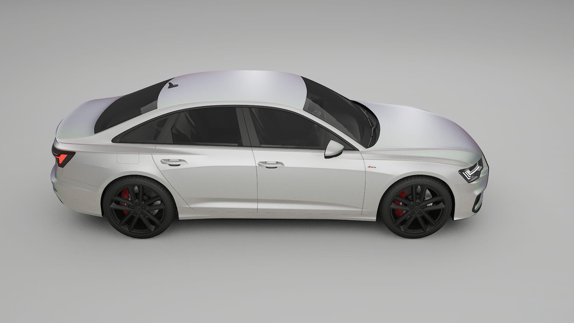 Audi A6 S Line C8 TPU Lackskyddsfilm | NEBULA Färgskiftande PPF – Komplett Förskuret Kit