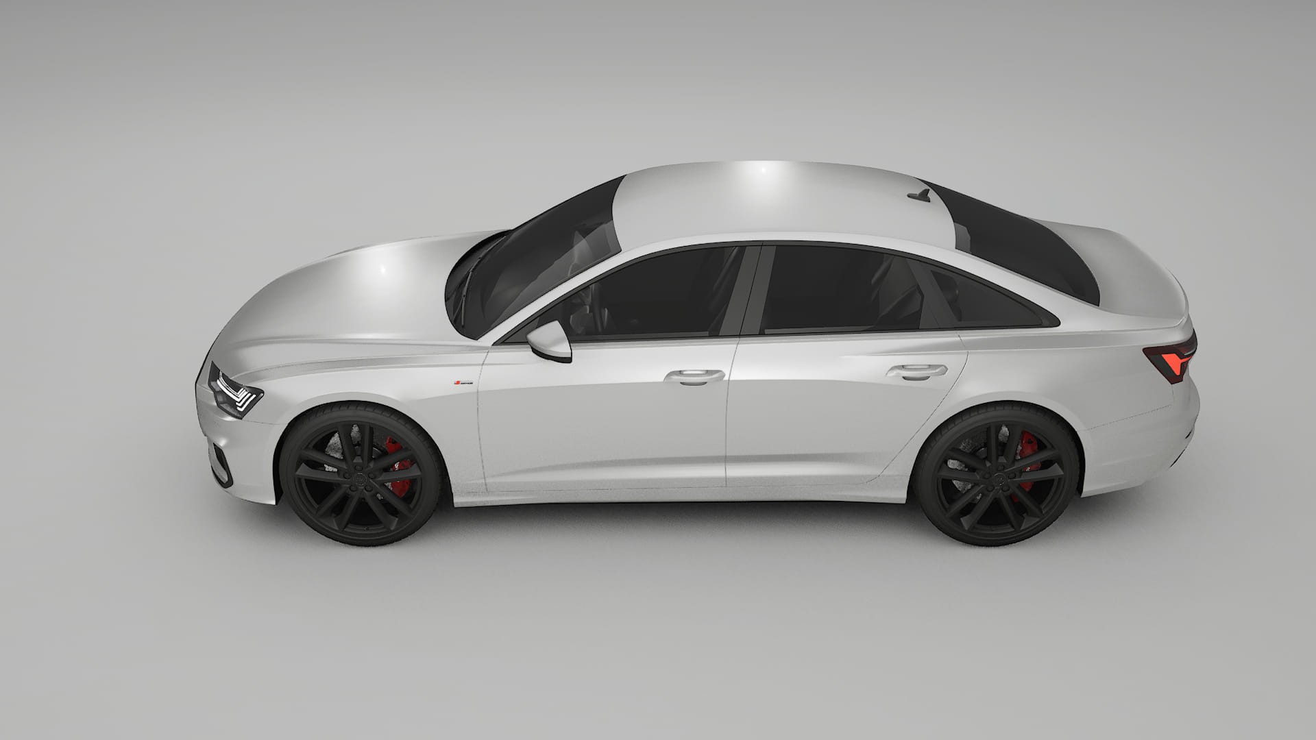 Audi A6 S Line C8 TPU Lackskyddsfilm | OPAL Färgskiftande PPF – Komplett Förskuret Kit