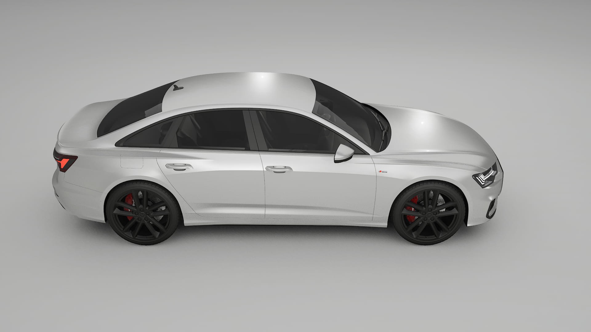 Audi A6 S Line C8 TPU Lackskyddsfilm | OPAL Färgskiftande PPF – Komplett Förskuret Kit