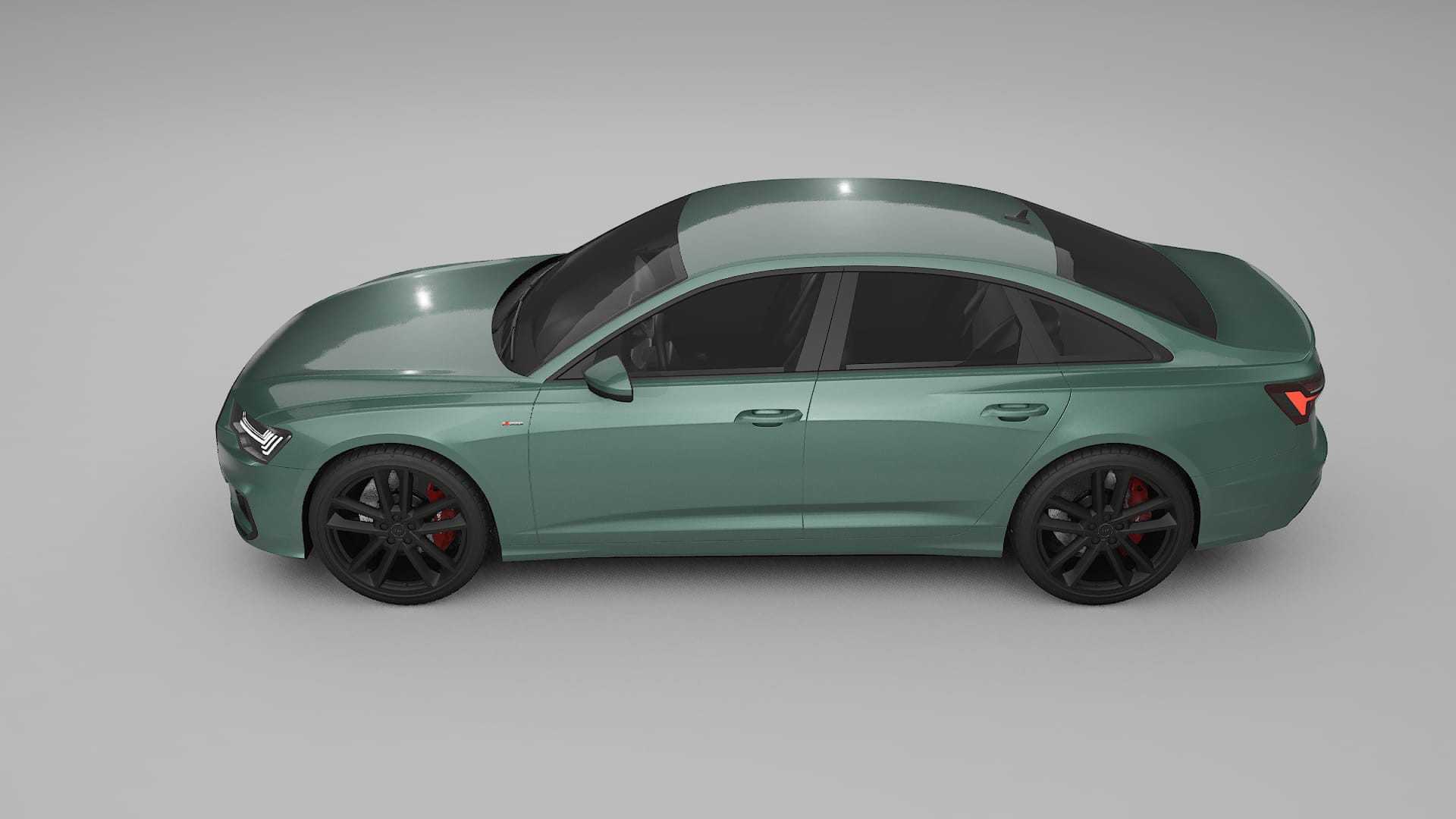 Audi A6 S Line C8 TPU Lackskyddsfilm | EVERGREEN Färgskiftande PPF – Komplett Förskuret Kit