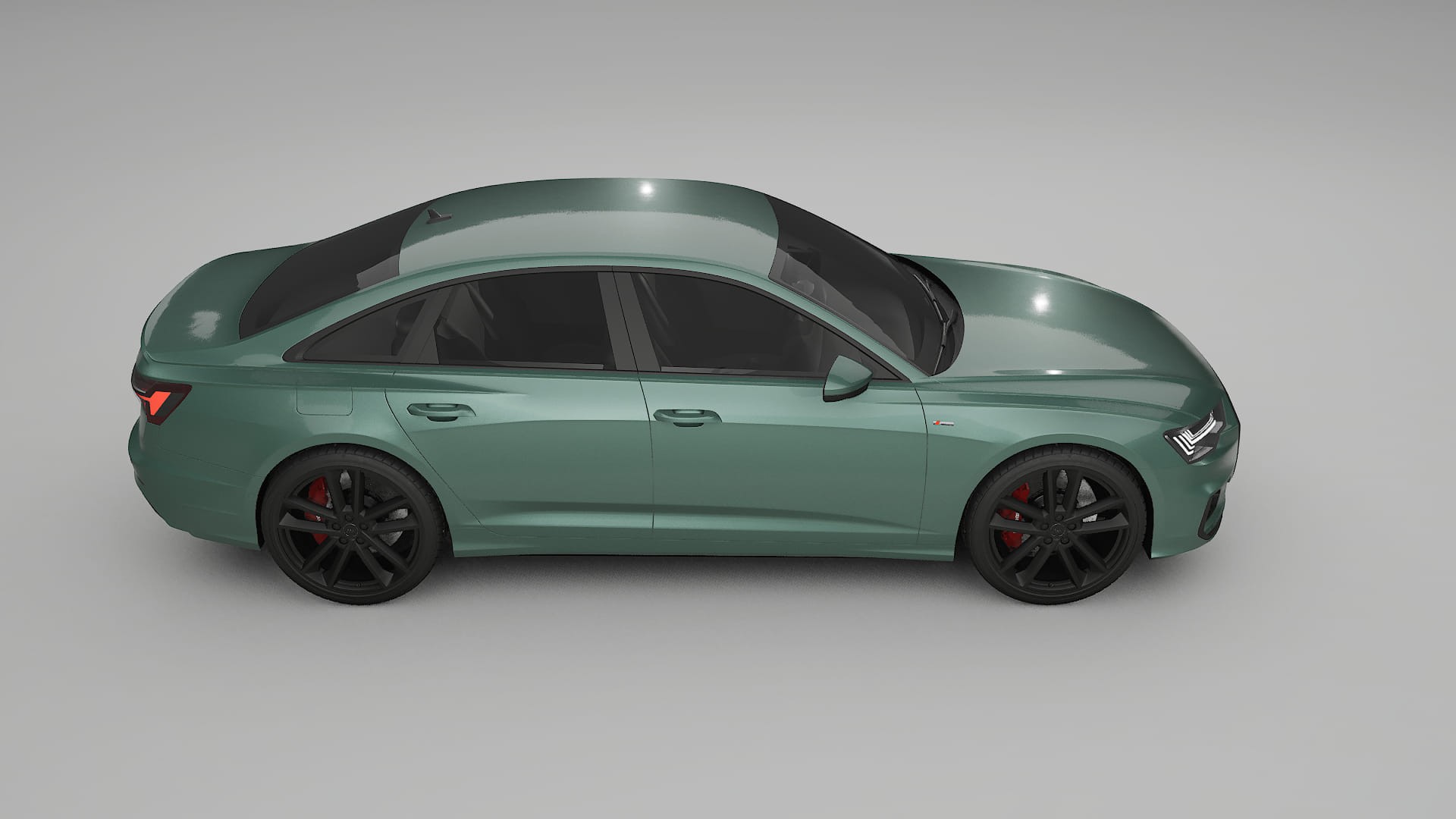 Audi A6 S Line C8 TPU Lackskyddsfilm | EVERGREEN Färgskiftande PPF – Komplett Förskuret Kit