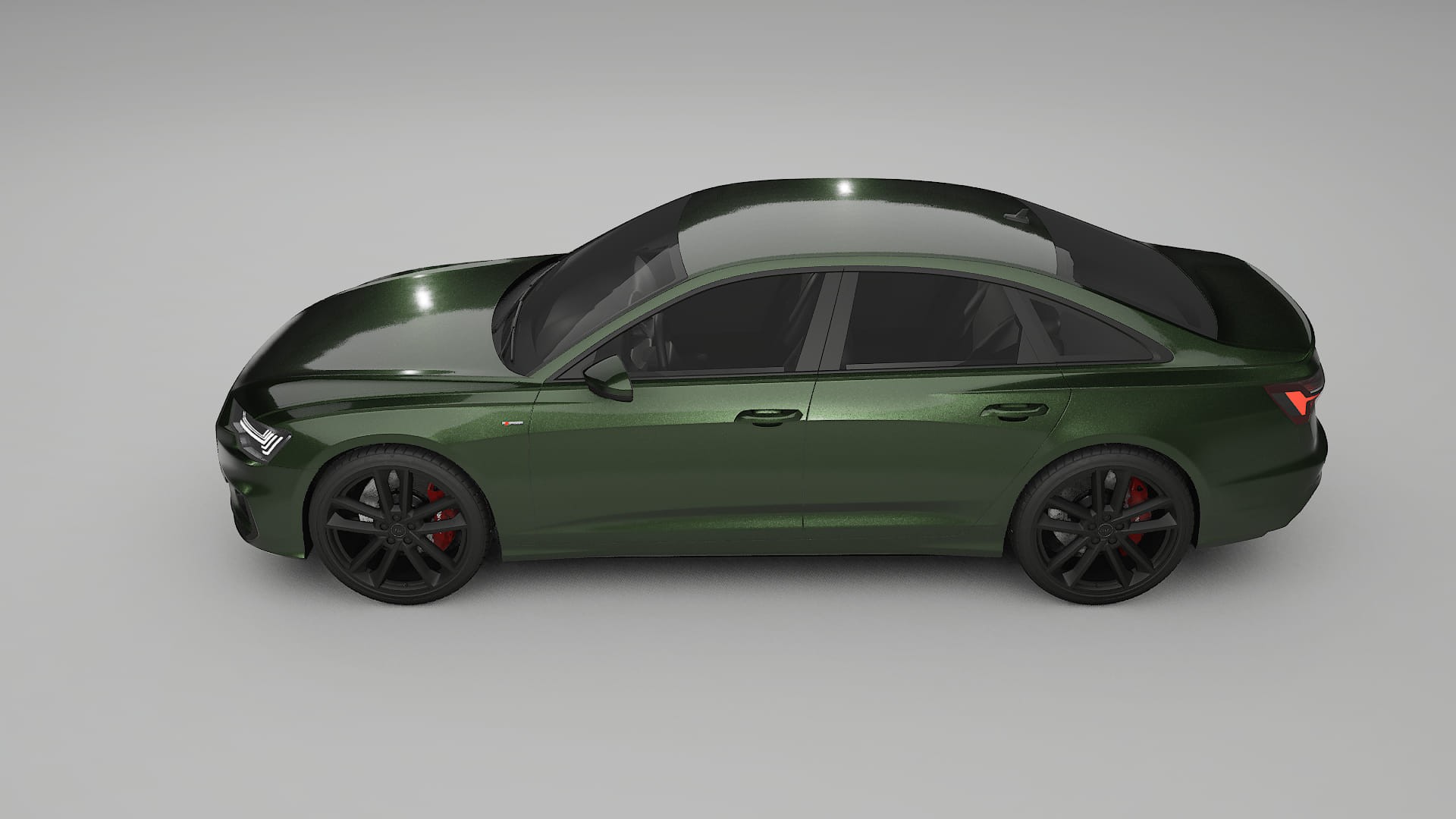 Audi A6 S Line C8 TPU Lackskyddsfilm | LAGOON Färgskiftande PPF – Komplett Förskuret Kit