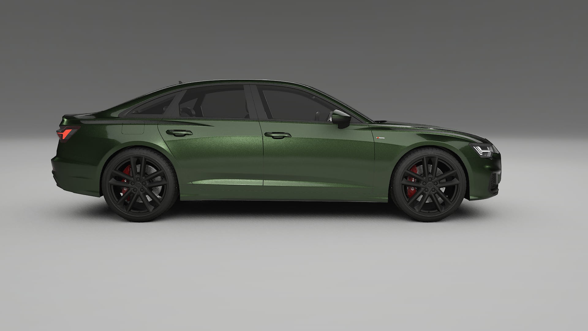 Audi A6 S Line C8 TPU Lackskyddsfilm | LAGOON Färgskiftande PPF – Komplett Förskuret Kit