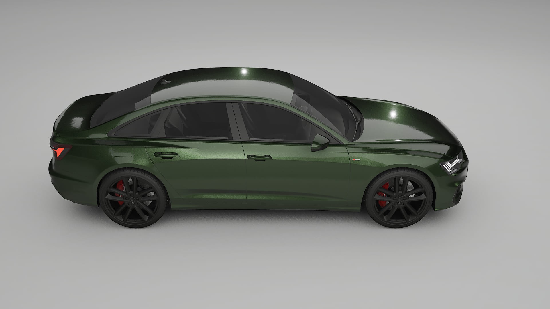 Audi A6 S Line C8 TPU Lackskyddsfilm | LAGOON Färgskiftande PPF – Komplett Förskuret Kit