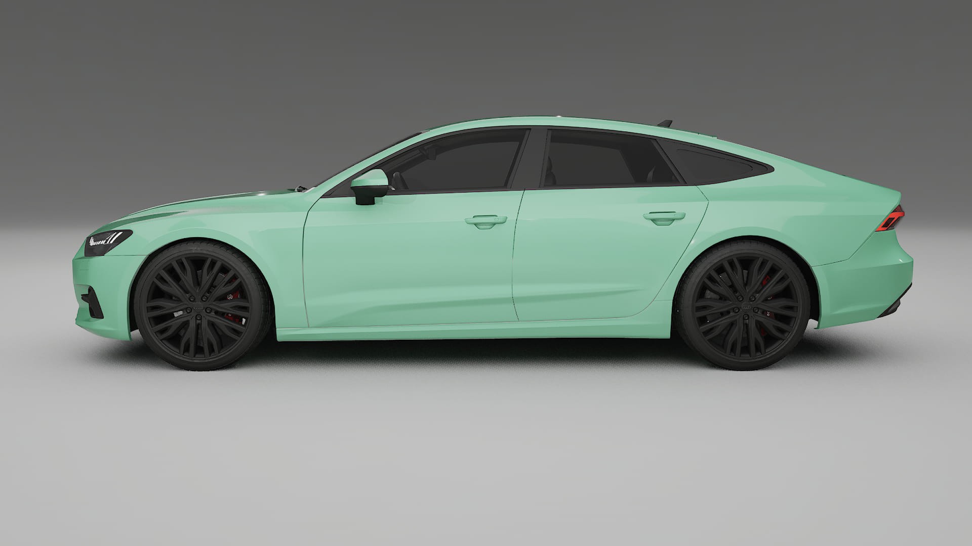 Audi A7 C8 Sportback prefacelift pre LCI TPU Lackskyddsfilm | DUSTY Färgskiftande PPF – Komplett Förskuret Kit