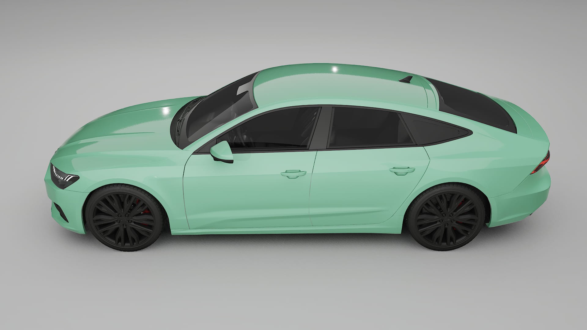 Audi A7 C8 Sportback prefacelift pre LCI TPU Lackskyddsfilm | DUSTY Färgskiftande PPF – Komplett Förskuret Kit