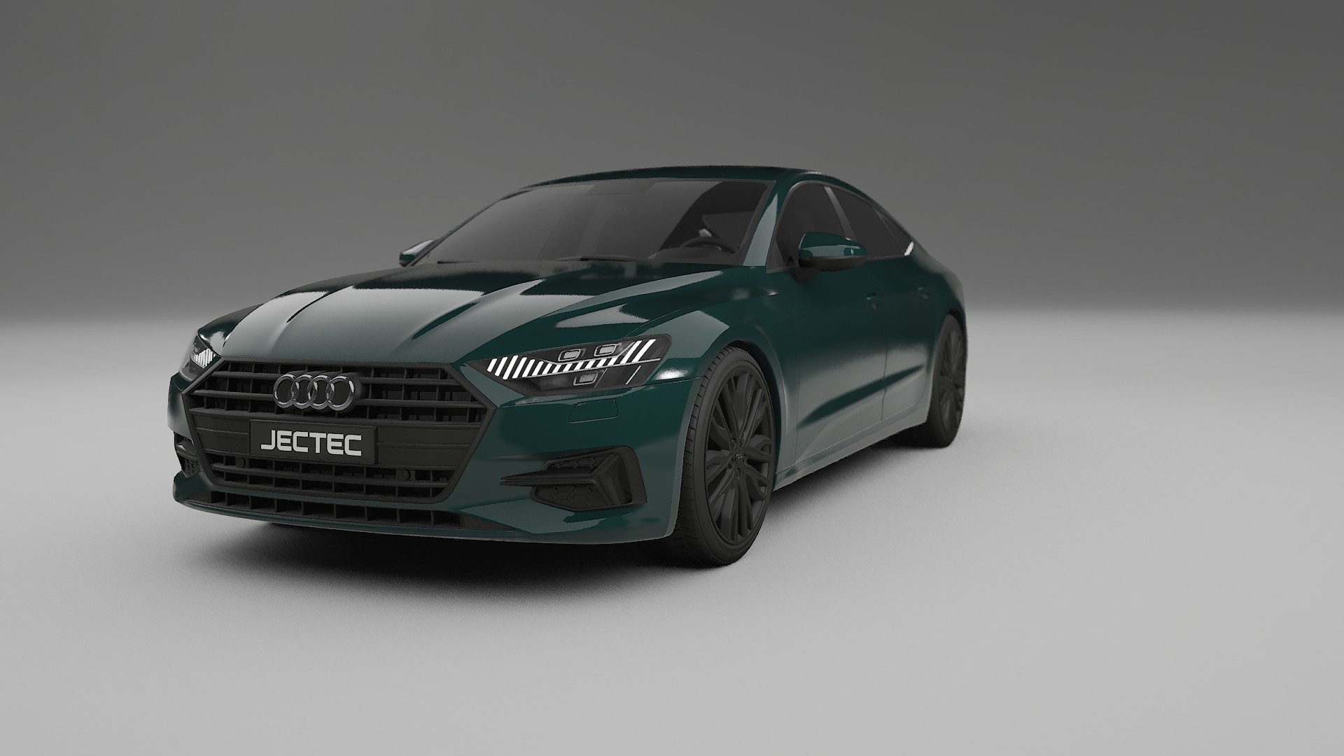 Audi A7 C8 Sportback prefacelift pre LCI TPU Lackskyddsfilm | INFERNO Färgskiftande PPF – Komplett Förskuret Kit