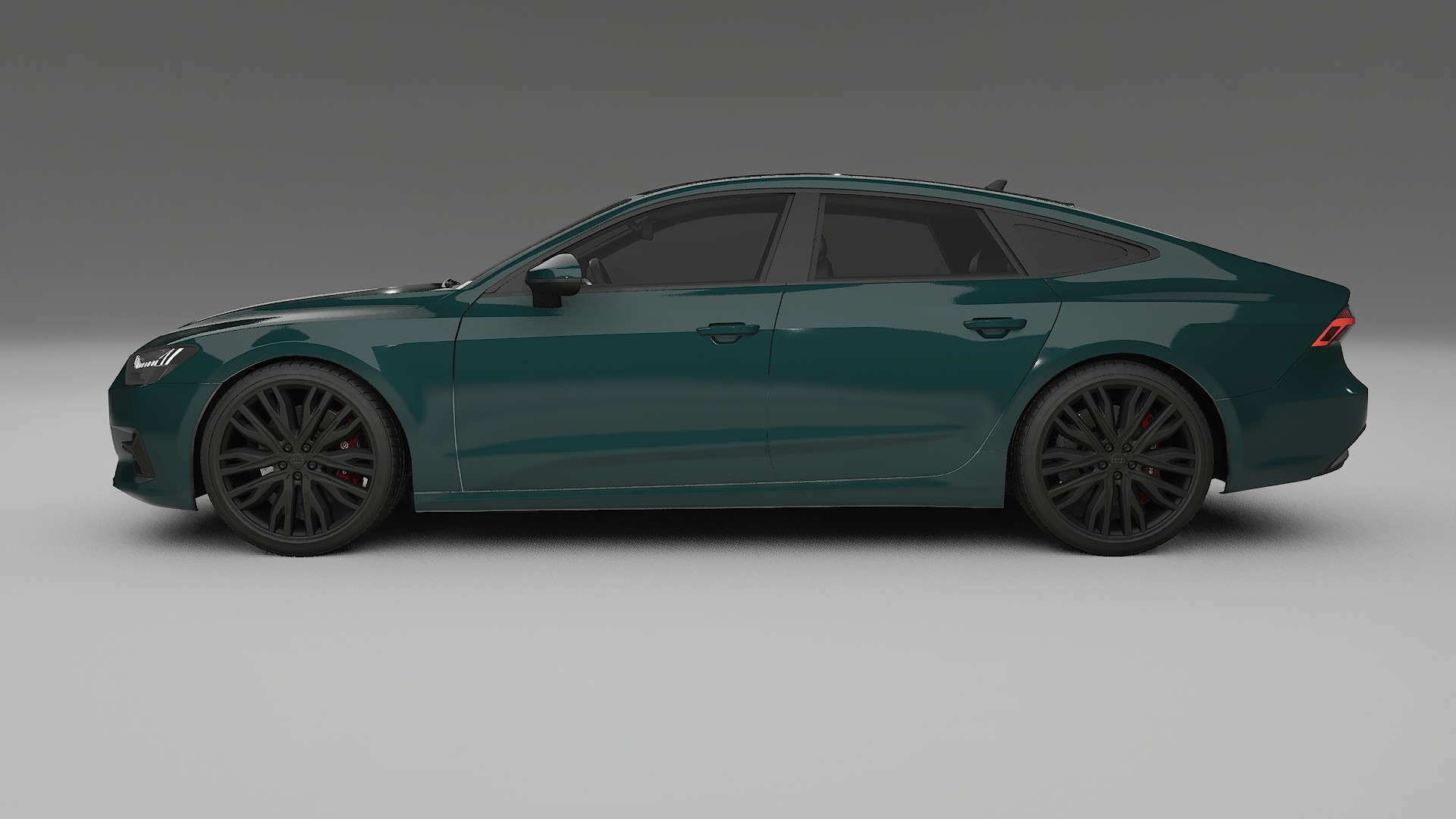 Audi A7 C8 Sportback prefacelift pre LCI TPU Lackskyddsfilm | INFERNO Färgskiftande PPF – Komplett Förskuret Kit