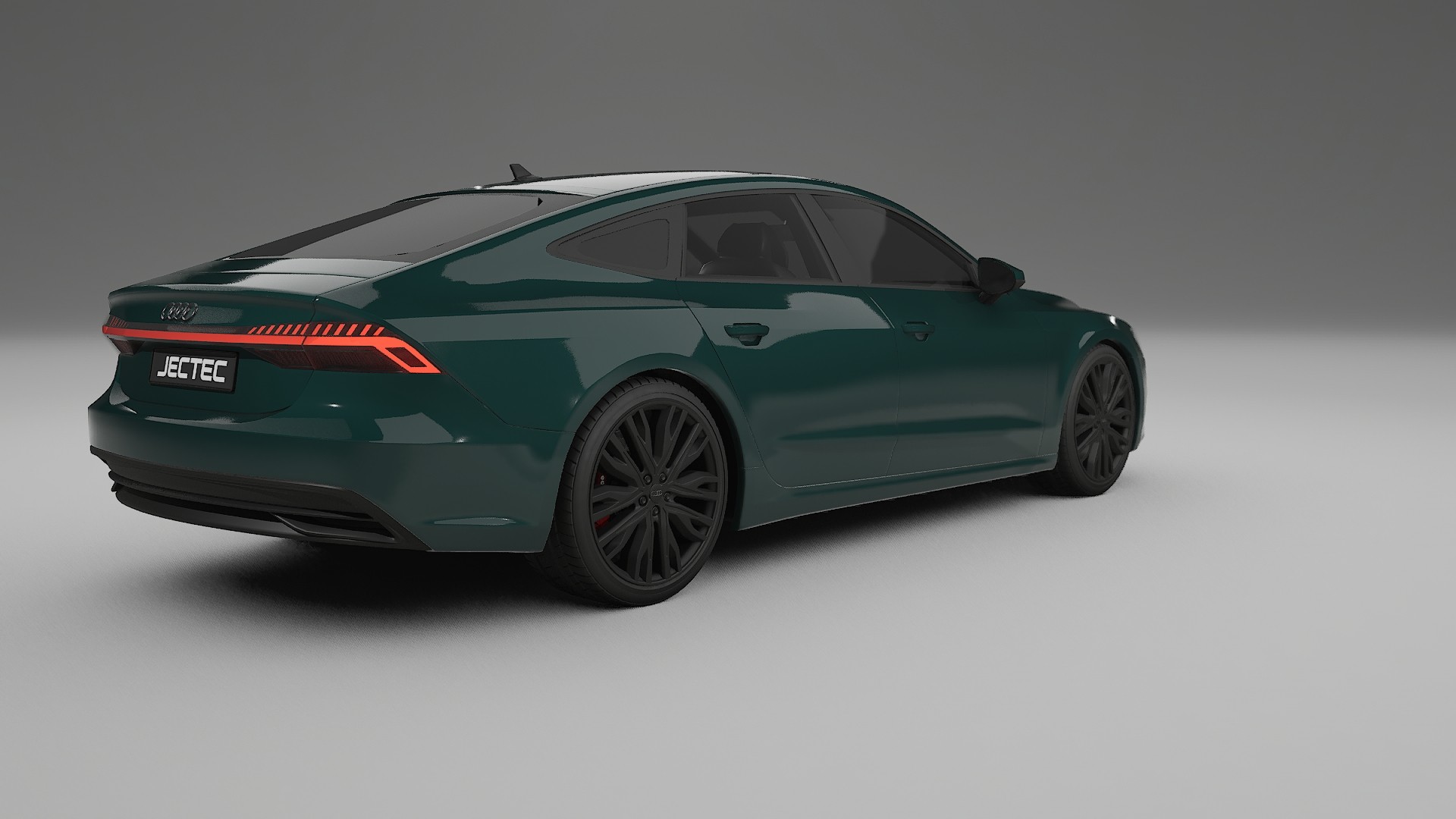 Audi A7 C8 Sportback prefacelift pre LCI TPU Lackskyddsfilm | INFERNO Färgskiftande PPF – Komplett Förskuret Kit