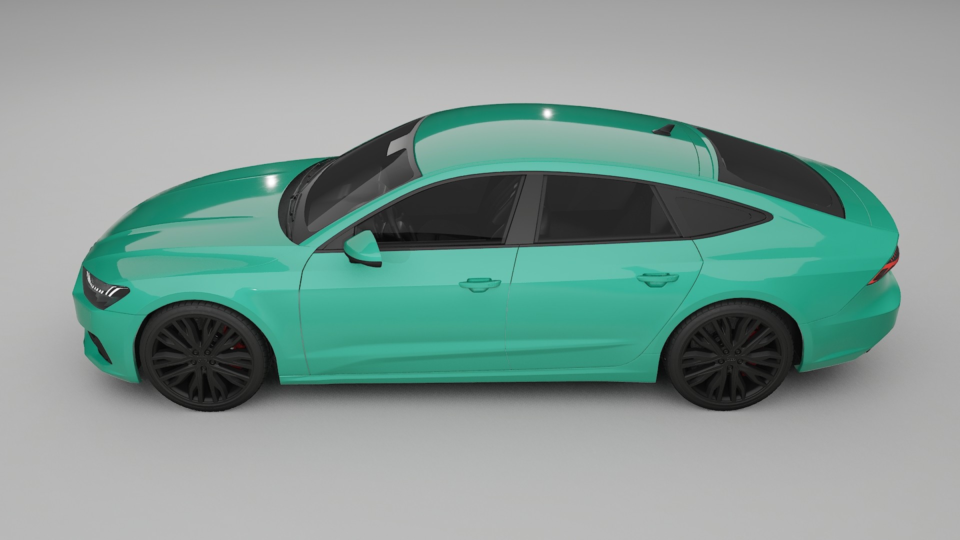 Audi A7 C8 Sportback prefacelift pre LCI TPU Lackskyddsfilm | JEWEL Färgskiftande PPF – Komplett Förskuret Kit