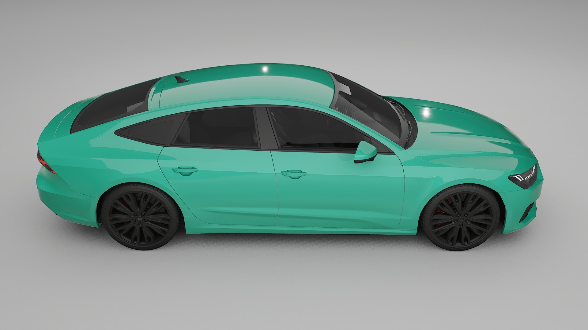 Audi A7 C8 Sportback prefacelift pre LCI TPU Lackskyddsfilm | JEWEL Färgskiftande PPF – Komplett Förskuret Kit