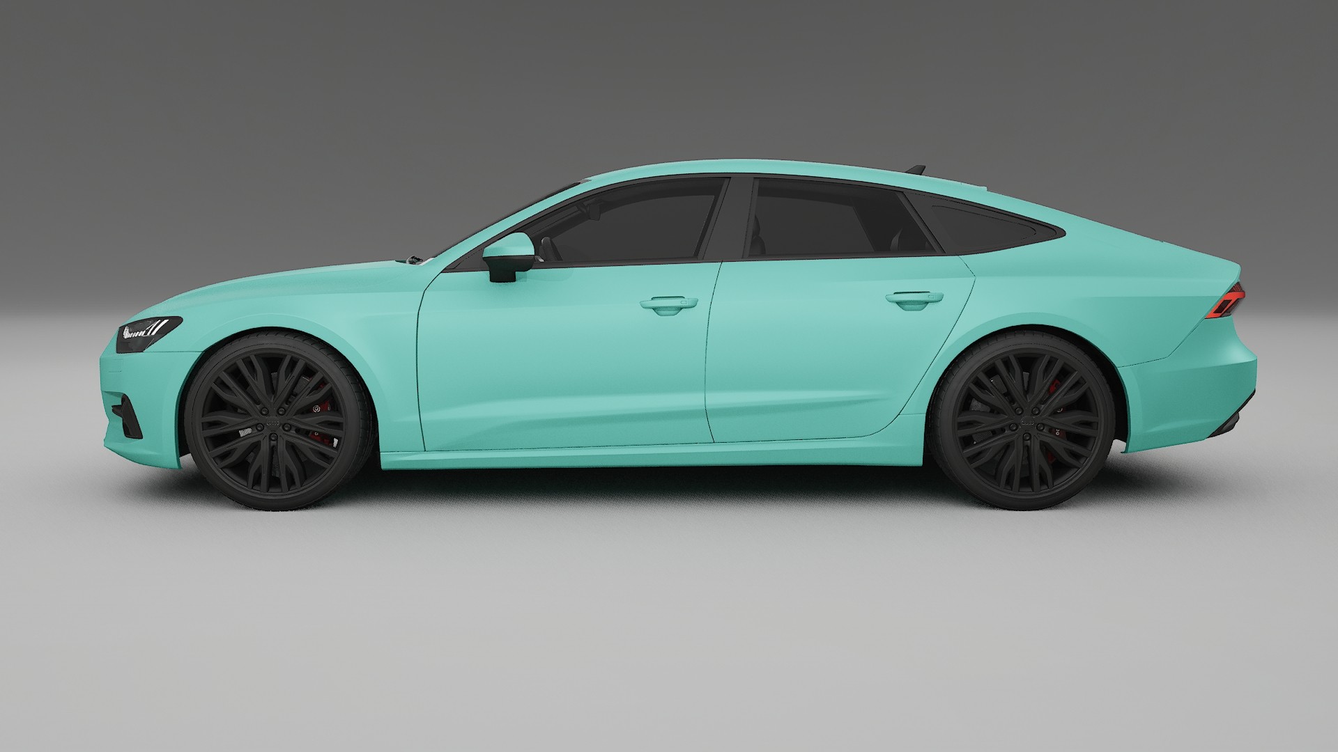 Audi A7 C8 Sportback prefacelift pre LCI TPU Lackskyddsfilm | FROST Färgskiftande PPF – Komplett Förskuret Kit