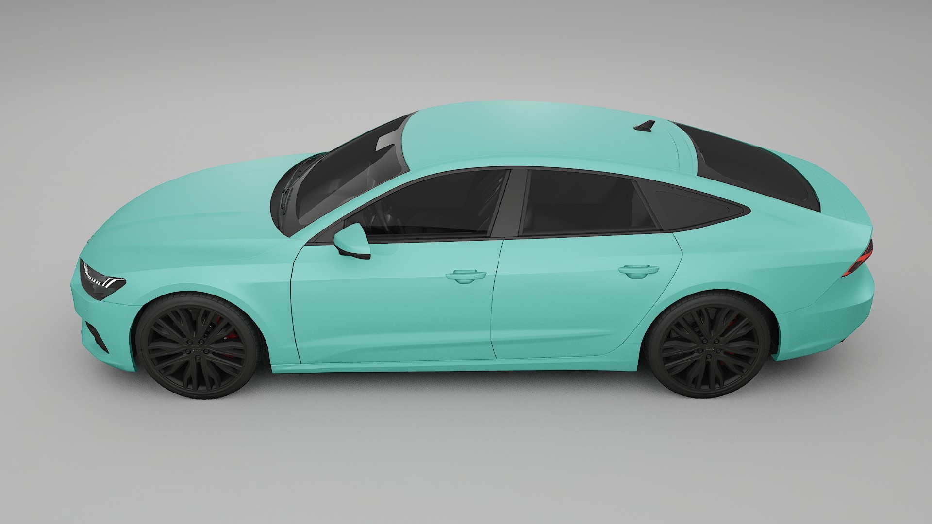 Audi A7 C8 Sportback prefacelift pre LCI TPU Lackskyddsfilm | FROST Färgskiftande PPF – Komplett Förskuret Kit