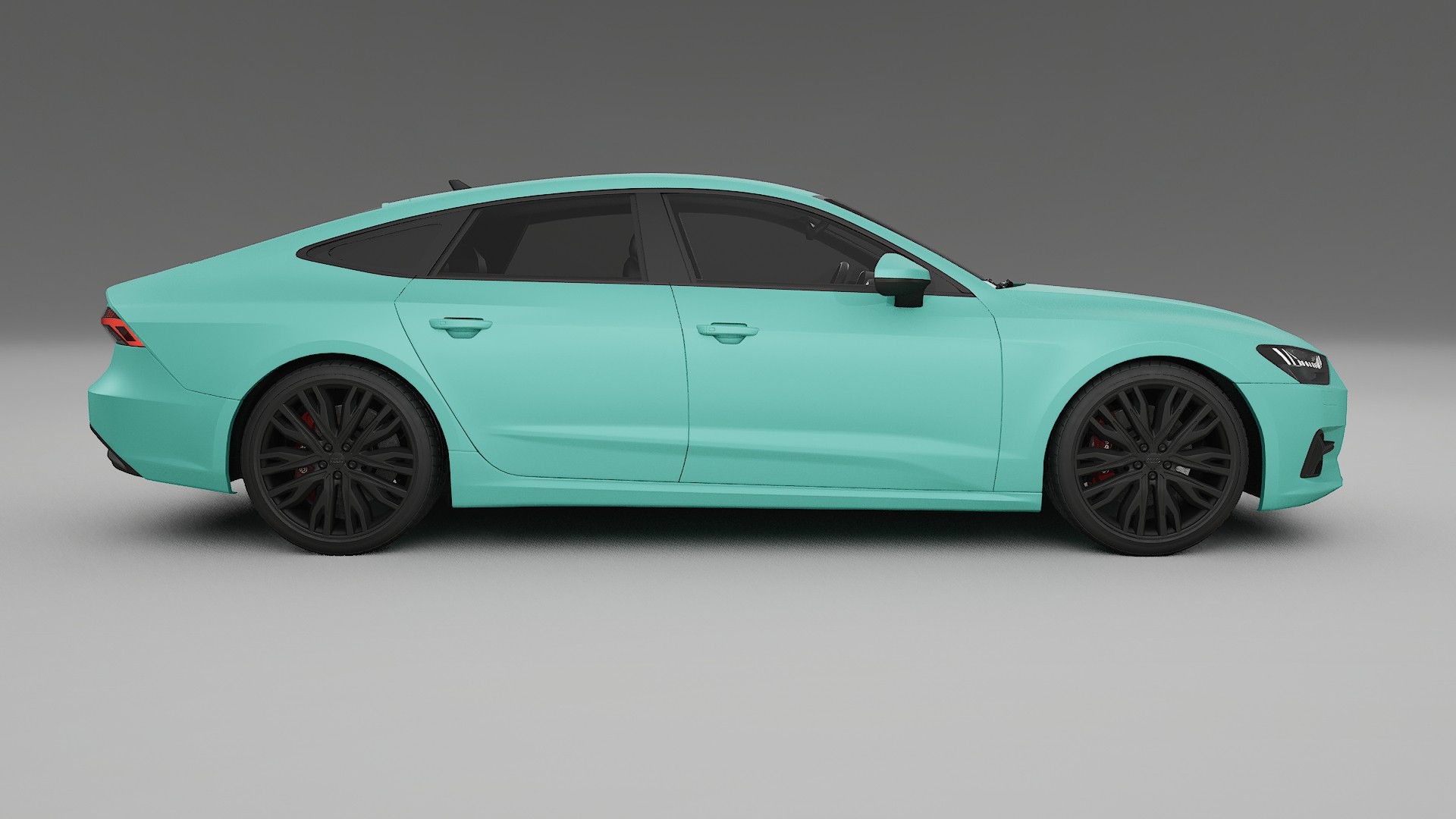 Audi A7 C8 Sportback prefacelift pre LCI TPU Lackskyddsfilm | FROST Färgskiftande PPF – Komplett Förskuret Kit