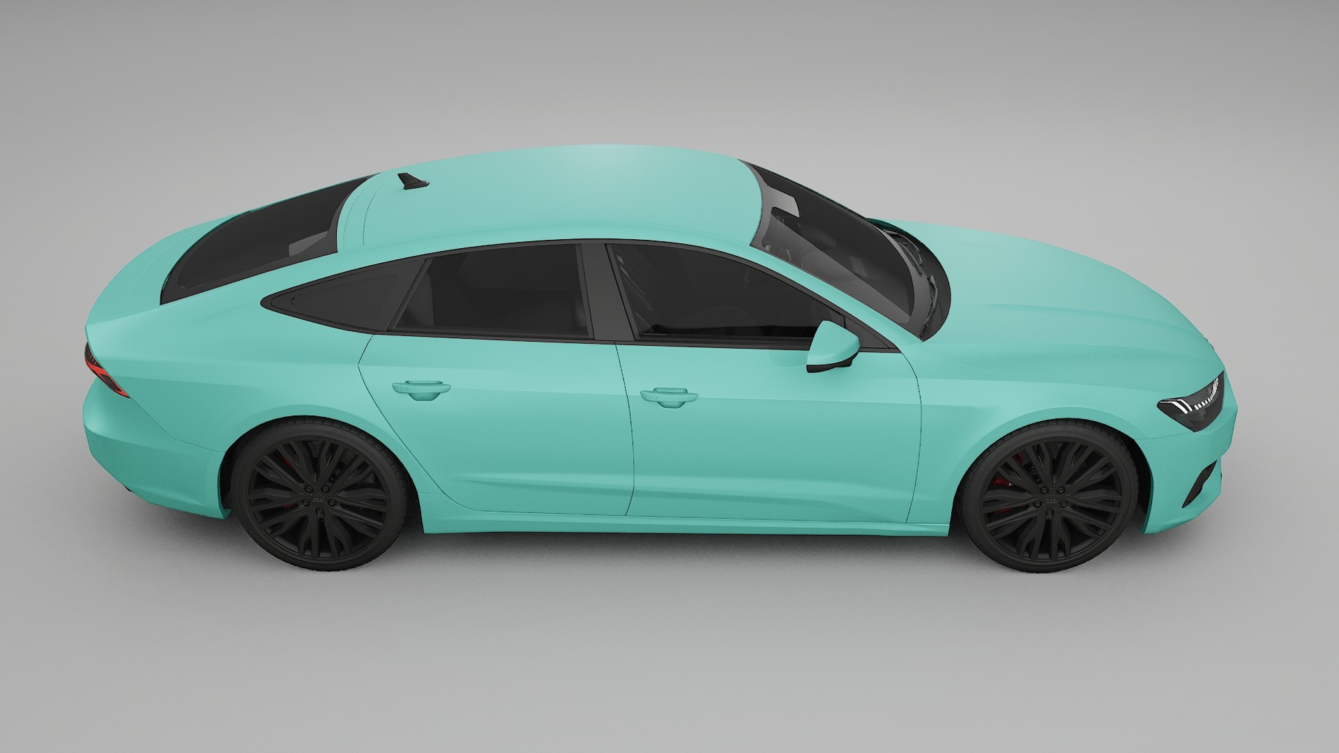 Audi A7 C8 Sportback prefacelift pre LCI TPU Lackskyddsfilm | FROST Färgskiftande PPF – Komplett Förskuret Kit