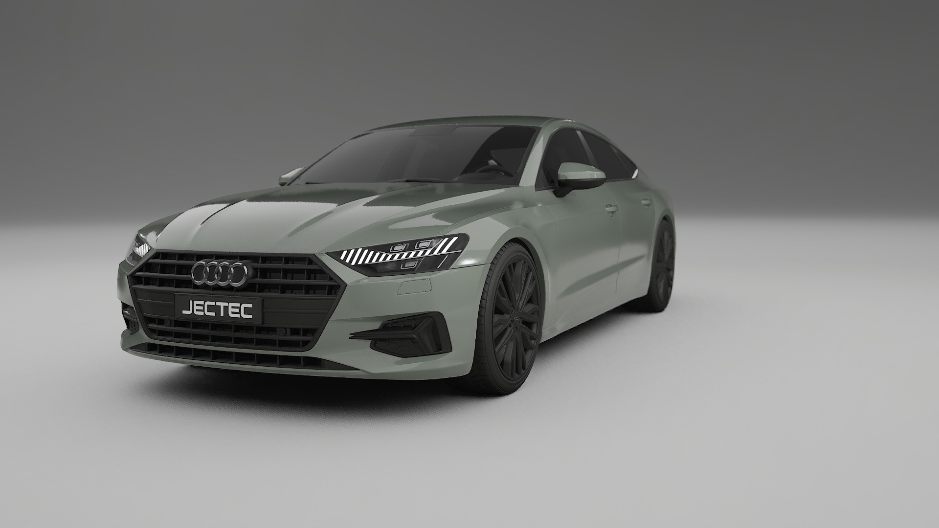 Audi A7 C8 Sportback prefacelift pre LCI TPU Lackskyddsfilm | SLATE Färgskiftande PPF – Komplett Förskuret Kit