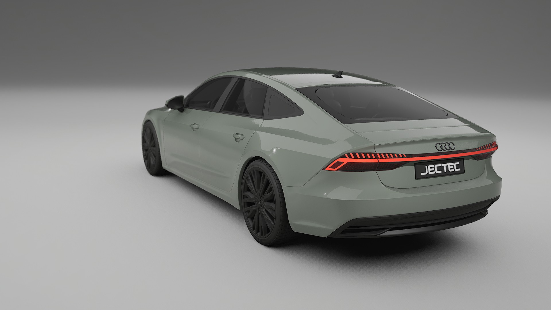 Audi A7 C8 Sportback prefacelift pre LCI TPU Lackskyddsfilm | SLATE Färgskiftande PPF – Komplett Förskuret Kit