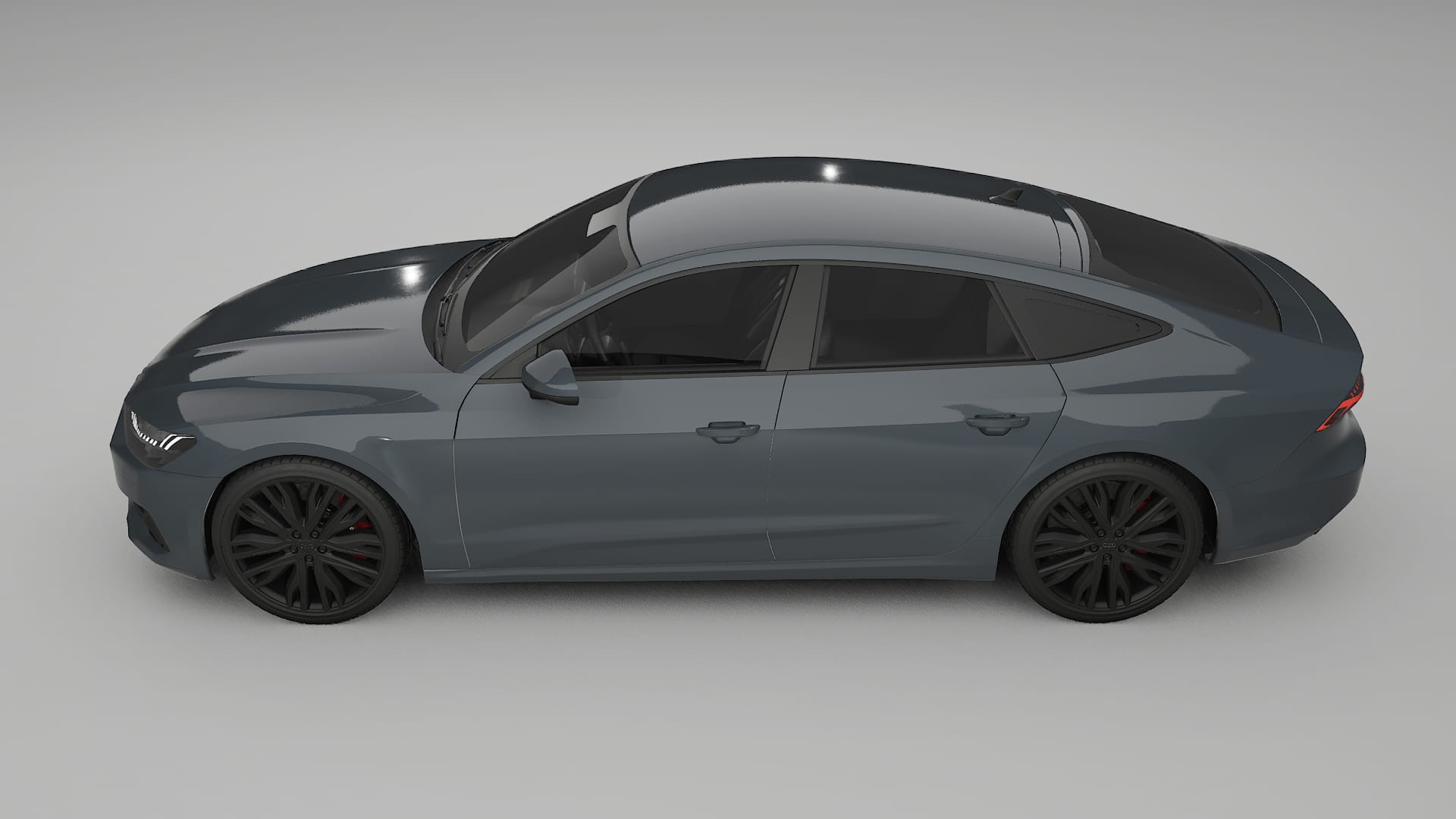 Audi A7 C8 Sportback prefacelift pre LCI TPU Lackskyddsfilm | GRANITE Färgskiftande PPF – Komplett Förskuret Kit