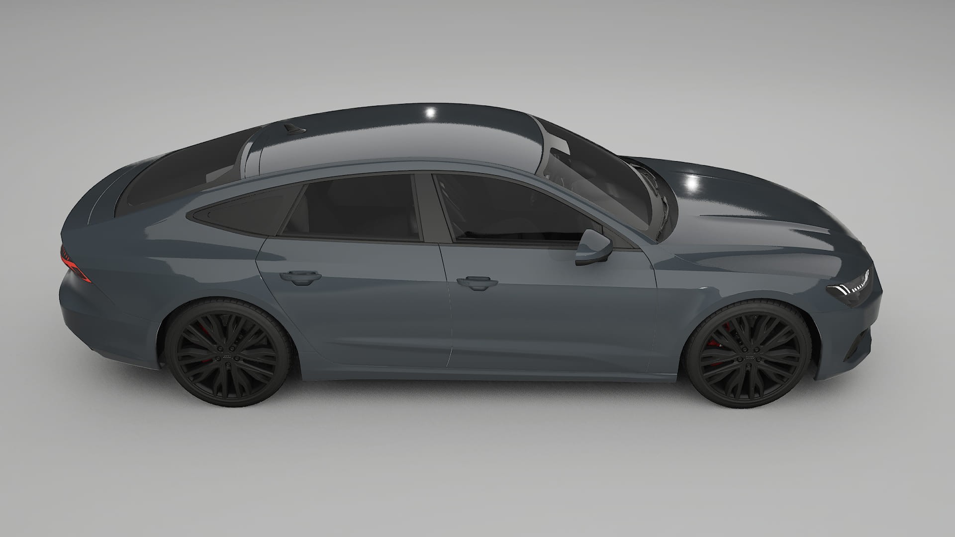 Audi A7 C8 Sportback prefacelift pre LCI TPU Lackskyddsfilm | GRANITE Färgskiftande PPF – Komplett Förskuret Kit