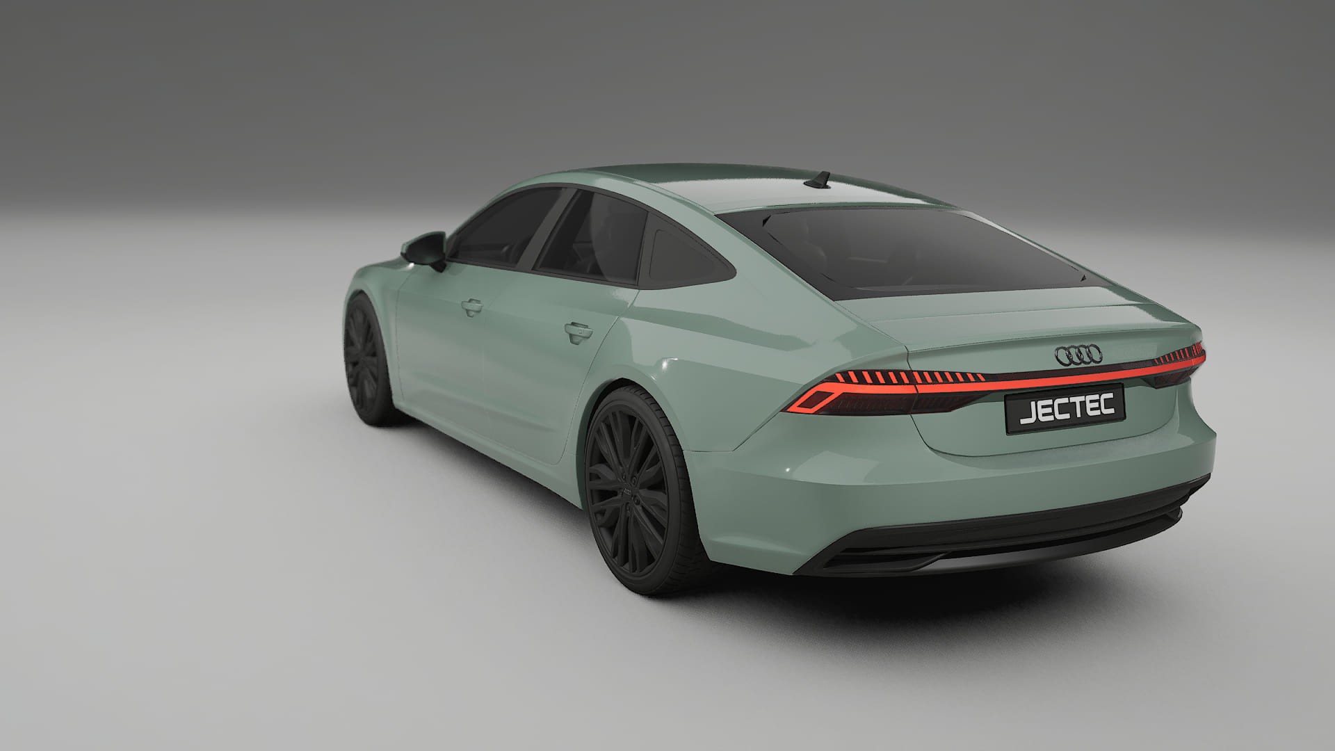 Audi A7 C8 Sportback prefacelift pre LCI TPU Lackskyddsfilm | CINDER Färgskiftande PPF – Komplett Förskuret Kit