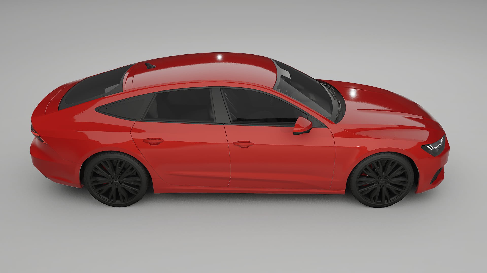 Audi A7 C8 Sportback prefacelift pre LCI TPU Lackskyddsfilm | BLAZE Färgskiftande PPF – Komplett Förskuret Kit