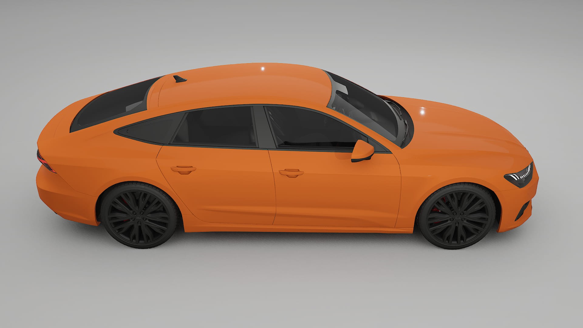 Audi A7 C8 Sportback prefacelift pre LCI TPU Lackskyddsfilm | ROCKET Färgskiftande PPF – Komplett Förskuret Kit