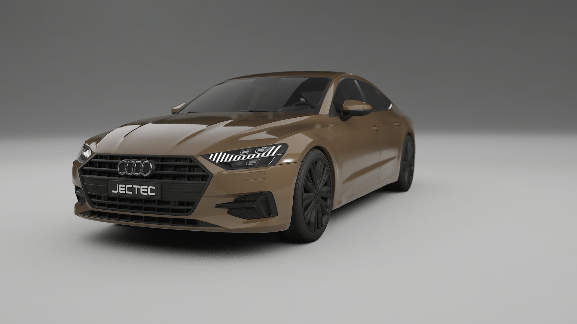 Audi A7 C8 Sportback prefacelift pre LCI TPU Lackskyddsfilm | SAHARA Färgskiftande PPF – Komplett Förskuret Kit