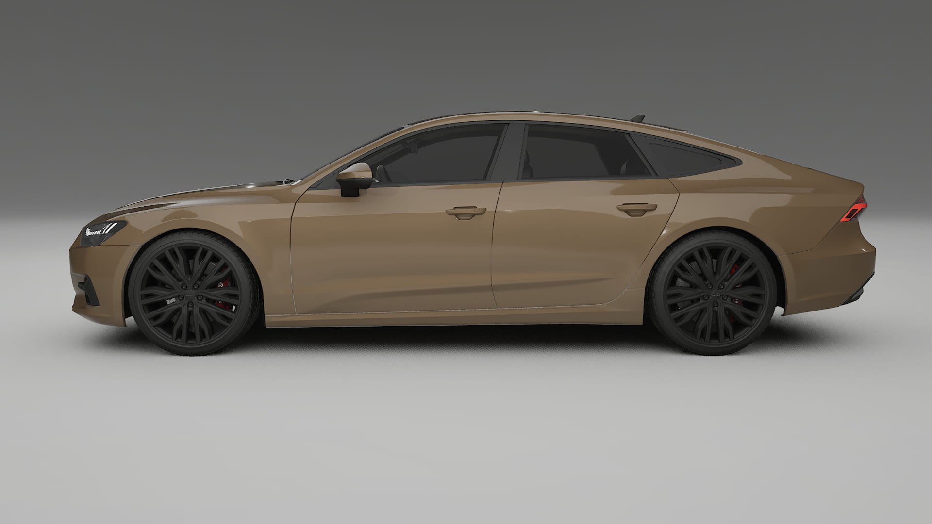 Audi A7 C8 Sportback prefacelift pre LCI TPU Lackskyddsfilm | SAHARA Färgskiftande PPF – Komplett Förskuret Kit