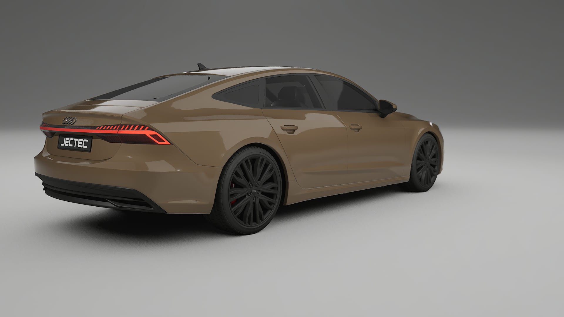 Audi A7 C8 Sportback prefacelift pre LCI TPU Lackskyddsfilm | SAHARA Färgskiftande PPF – Komplett Förskuret Kit