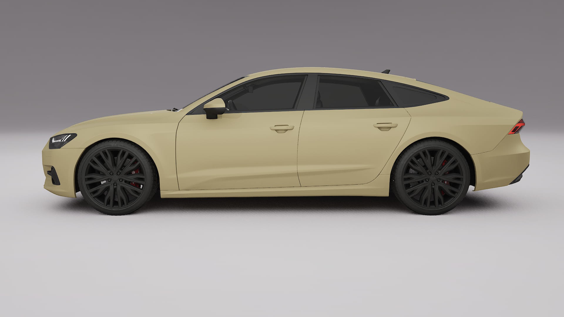 Audi A7 C8 Sportback prefacelift pre LCI TPU Lackskyddsfilm | SAND Färgskiftande PPF – Komplett Förskuret Kit