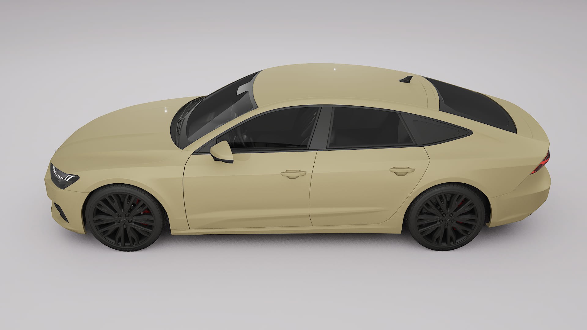 Audi A7 C8 Sportback prefacelift pre LCI TPU Lackskyddsfilm | SAND Färgskiftande PPF – Komplett Förskuret Kit