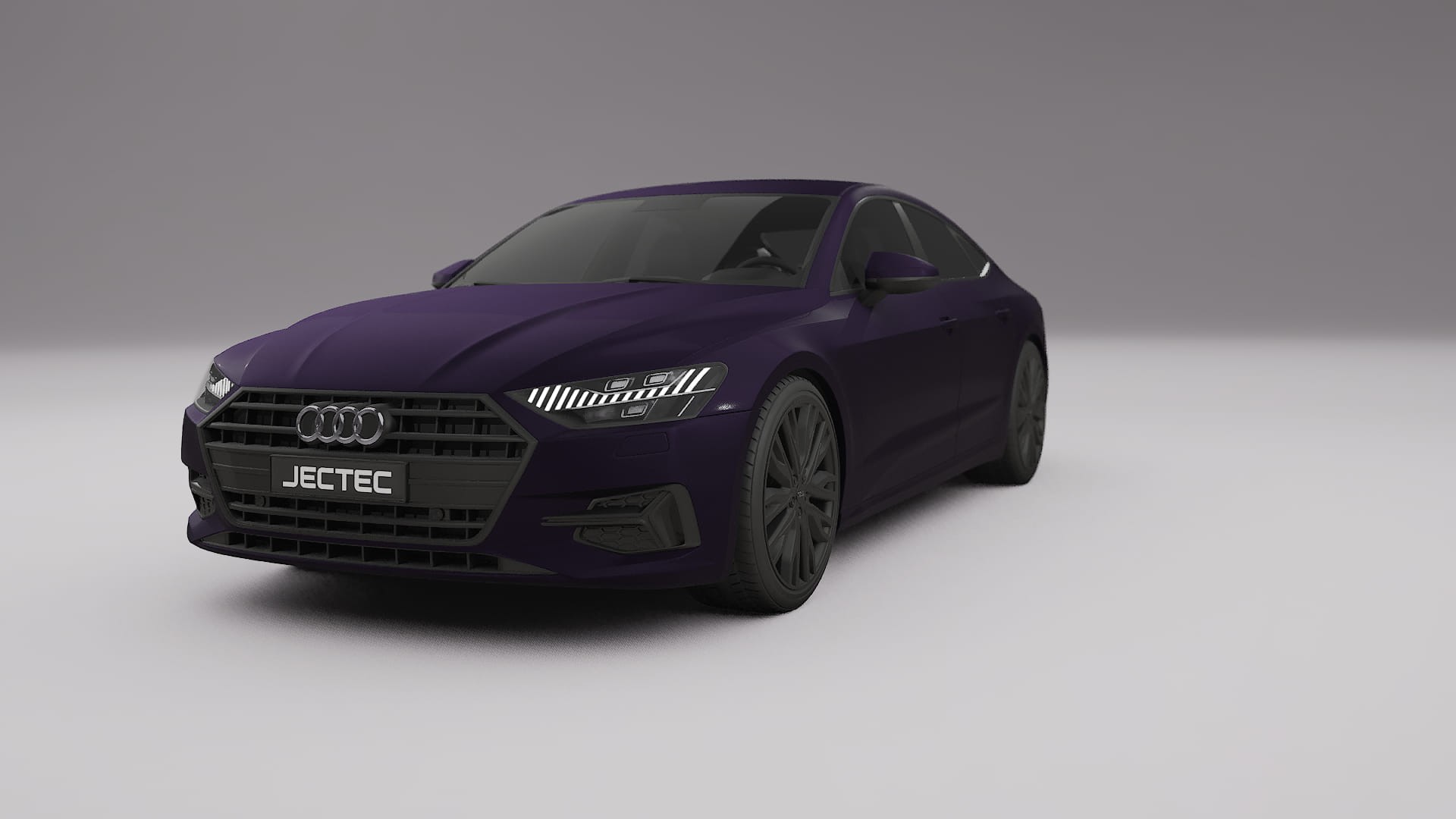 Audi A7 C8 Sportback prefacelift pre LCI TPU Lackskyddsfilm | VIOLET Färgskiftande PPF – Komplett Förskuret Kit