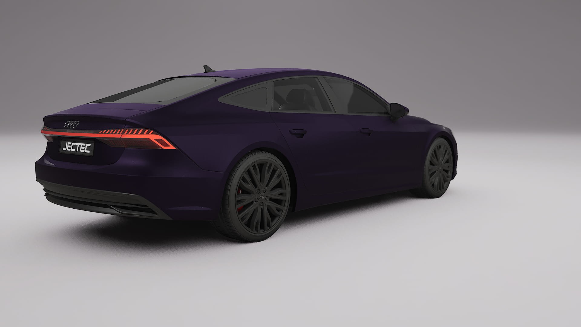 Audi A7 C8 Sportback prefacelift pre LCI TPU Lackskyddsfilm | VIOLET Färgskiftande PPF – Komplett Förskuret Kit