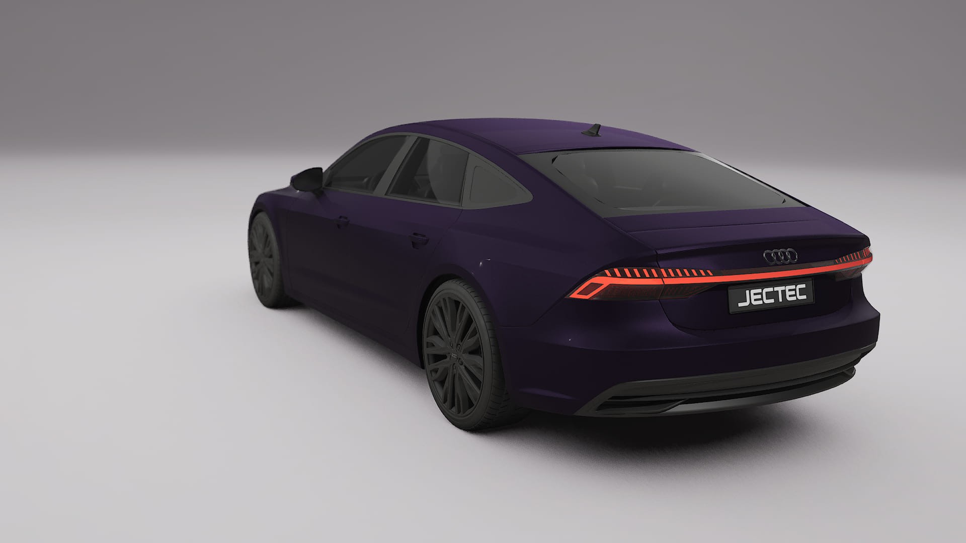 Audi A7 C8 Sportback prefacelift pre LCI TPU Lackskyddsfilm | VIOLET Färgskiftande PPF – Komplett Förskuret Kit