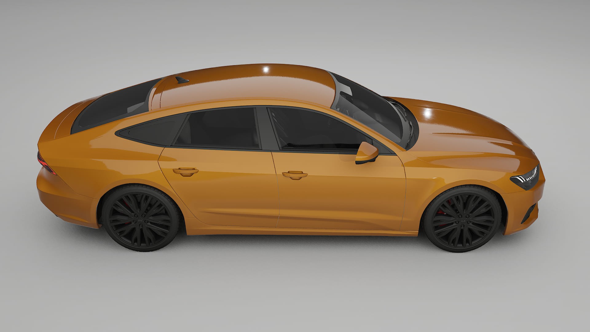 Audi A7 C8 Sportback prefacelift pre LCI TPU Lackskyddsfilm | DAISY Färgskiftande PPF – Komplett Förskuret Kit