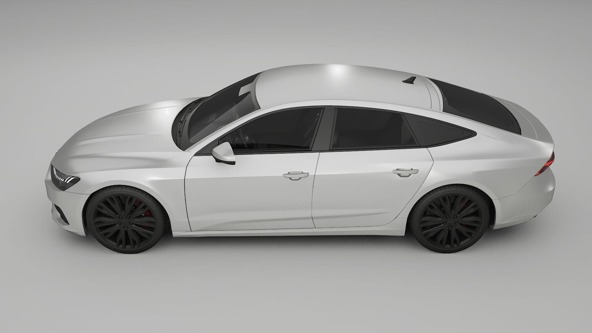 Audi A7 C8 Sportback prefacelift pre LCI TPU Lackskyddsfilm | PEARL Färgskiftande PPF – Komplett Förskuret Kit