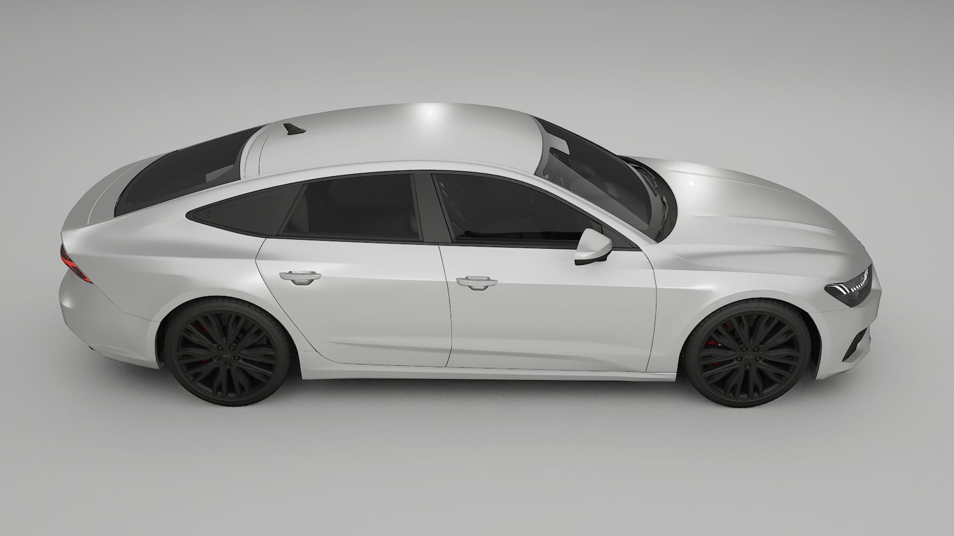 Audi A7 C8 Sportback prefacelift pre LCI TPU Lackskyddsfilm | PEARL Färgskiftande PPF – Komplett Förskuret Kit