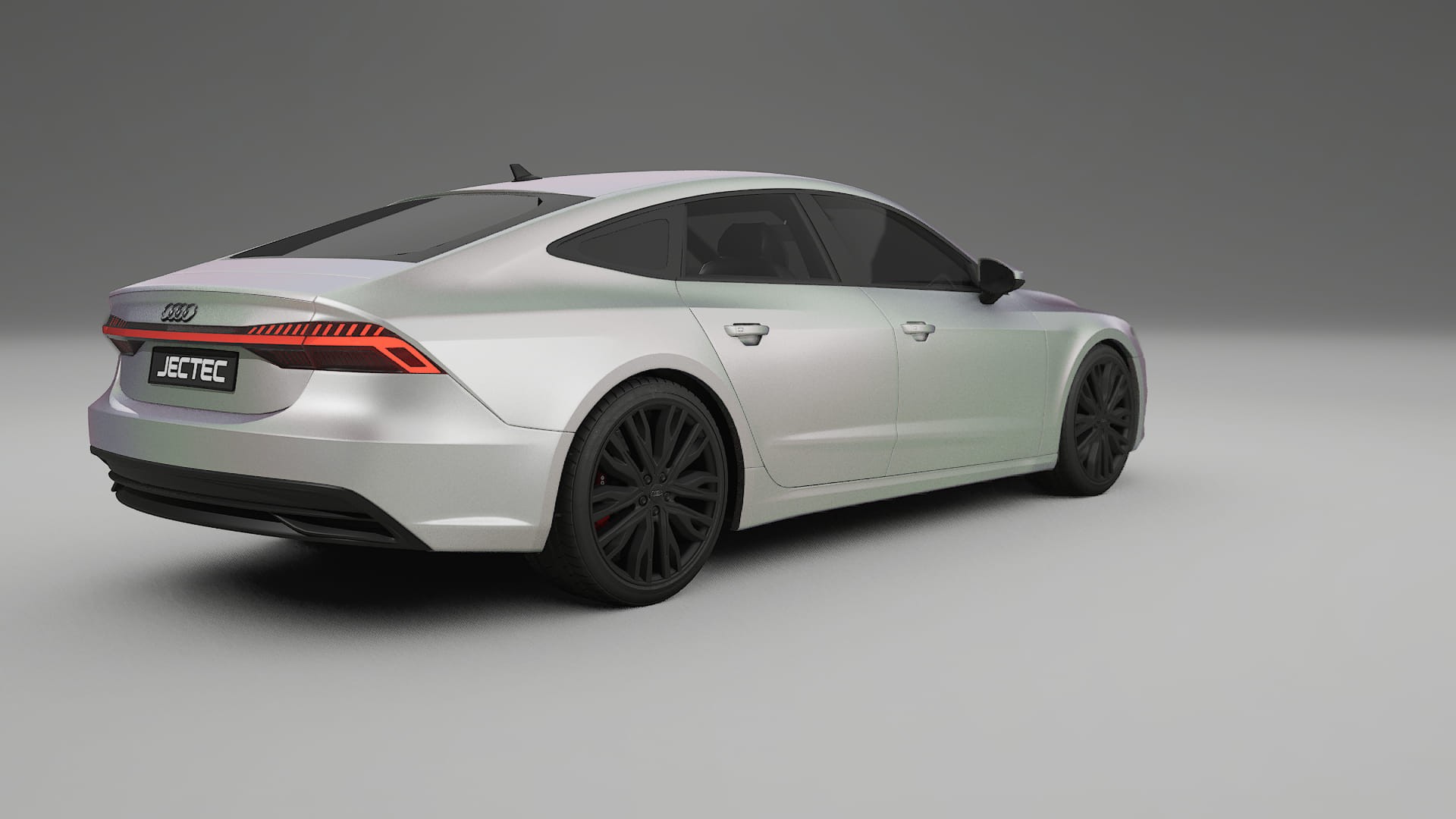 Audi A7 C8 Sportback prefacelift pre LCI TPU Lackskyddsfilm | NEBULA Färgskiftande PPF – Komplett Förskuret Kit