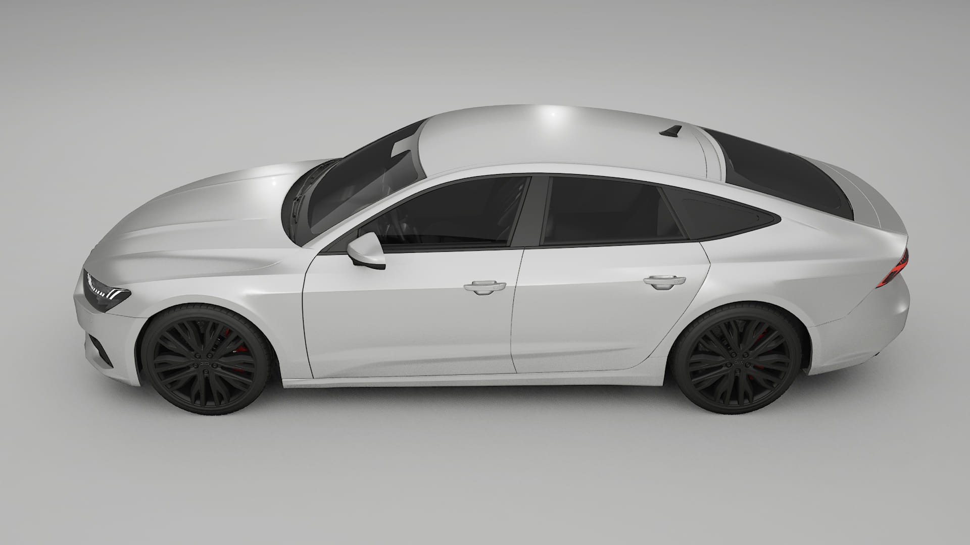 Audi A7 C8 Sportback prefacelift pre LCI TPU Lackskyddsfilm | OPAL Färgskiftande PPF – Komplett Förskuret Kit